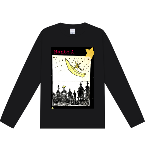描いた絵をプリントしたオリジナルTシャツ