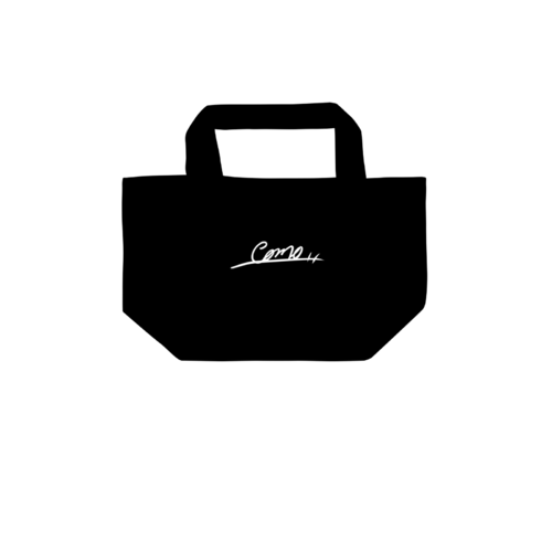 シンプルなロゴのオリジナルバッグ・ポーチデザイン