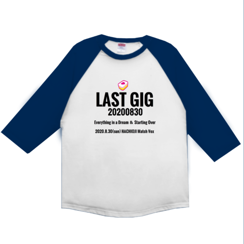 八王子LiveGIGのオリジナルTシャツデザイン