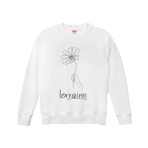 「lorraine」イラストデザインのオリジナルスウェット
