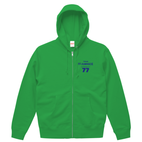 「TEAM FF.KAWAGOE様」のオリジナルパーカーデザイン