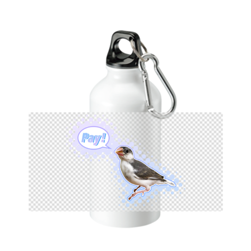 かわいい鳥の写真のオリジナルマグカップ・ボトルデザイン
