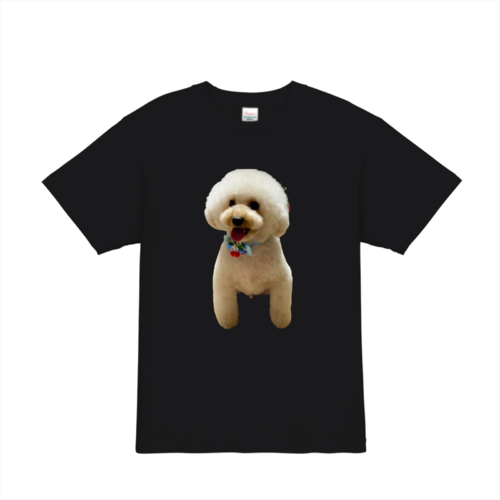 ふわふわなかわいい犬さんのオリジナルTシャツデザイン