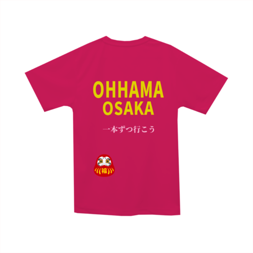 「OHHAMA OSAKA様」のオリジナルTシャツデザイン