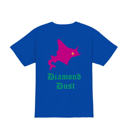 ダイヤモンドダストをイメージしたデザインのオリジナルTシャツ