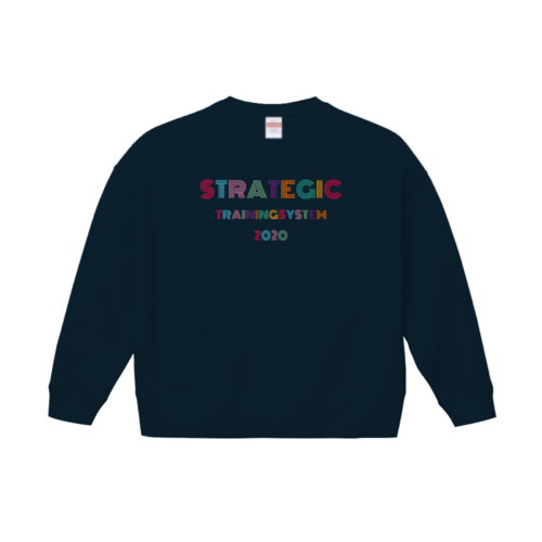 「STRATEGIC TRAINING SYSTEM様」のオリジナルスウェットデザイン