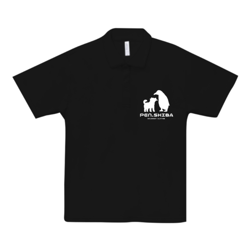 ペンギンと柴犬のオリジナルポロシャツデザイン