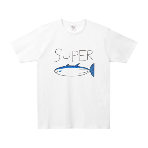 にっこり魚のオリジナルTシャツデザイン