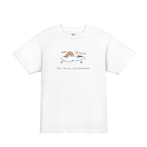 風景イラストデザインのオリジナルTシャツ