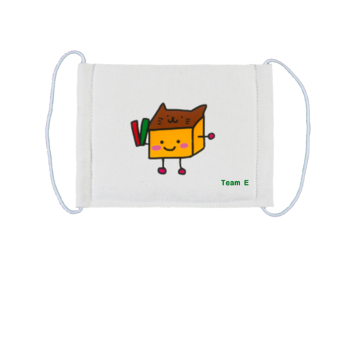 オリジナルのキャラクターでデザインしたオリジナルマスク