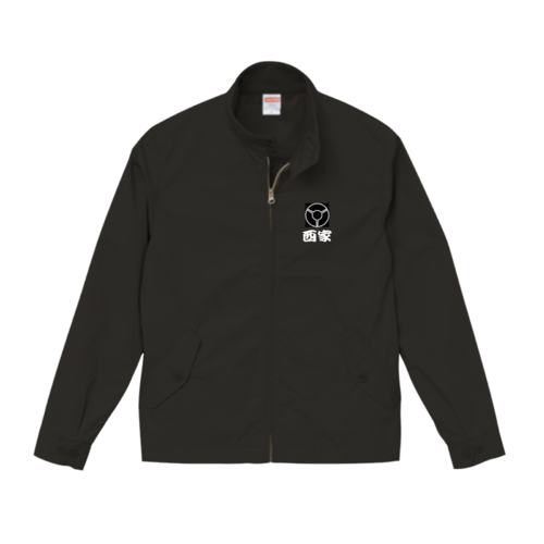 和風でカッコいい家紋のオリジナルアウターデザイン Idのデザイン事例 オリジナルtシャツtmix 和風でカッコいい家紋のオリジナルアウターデザイン Idのデザイン事例 オリジナルtシャツtmix