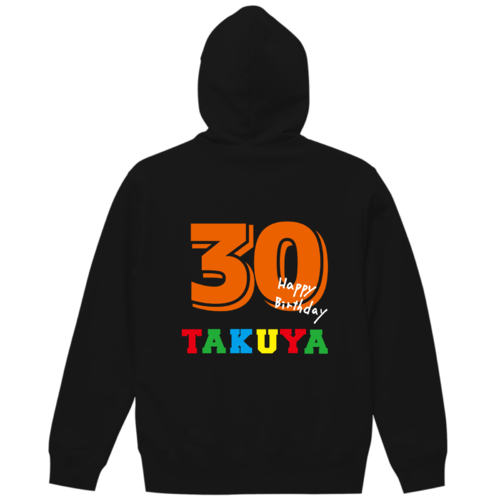 かっこいい 背番号入りのデザインをプリントしたオリジナルパーカーのデザイン事例 オリジナルtシャツtmix かっこいい 背番号入りのデザインをプリントしたオリジナルパーカーのデザイン事例 オリジナルtシャツtmix