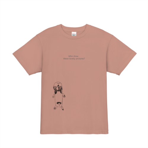 癒し系の犬のオリジナルTシャツデザイン