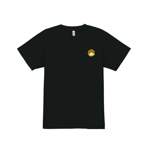 ひまわり少年(ブラック)のオリジナルTシャツデザイン