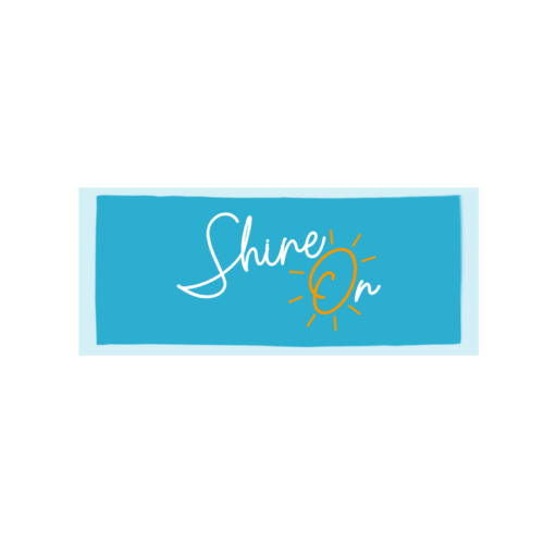 「Shinen」の文字とイラストでデザインしたオリジナルタオル
