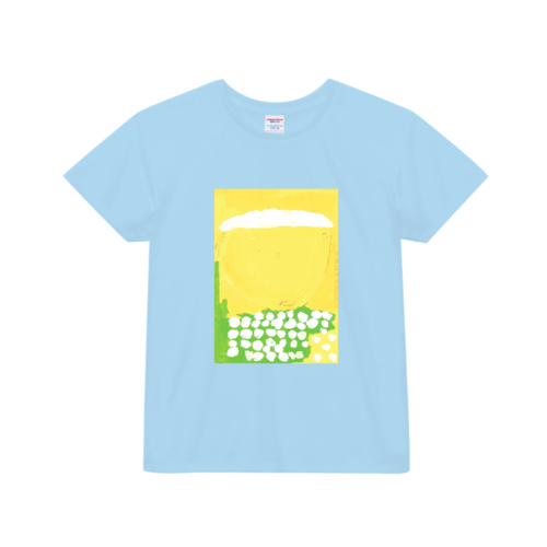 水玉模様の服を着た少年のオリジナルTシャツデザイン