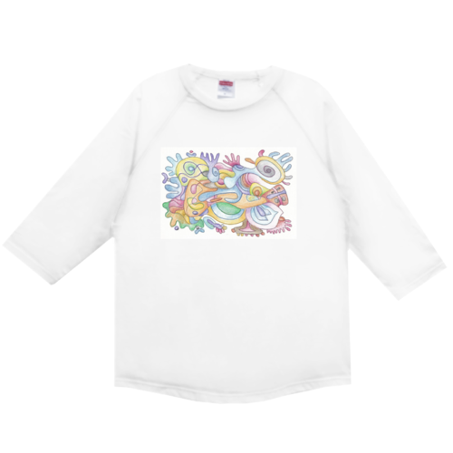 すてきな色鉛筆イラストのオリジナルTシャツデザイン:ID102474の