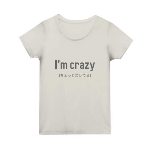 ロゴもデザインもcrazyのオリジナルTシャツデザイン