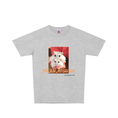 ハムスターの写真をプリントしたオリジナルTシャツ