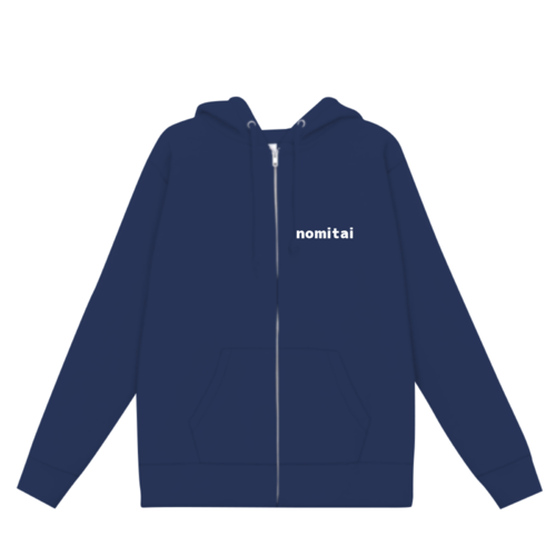 「nomitai」をデザインしたオリジナルパーカー
