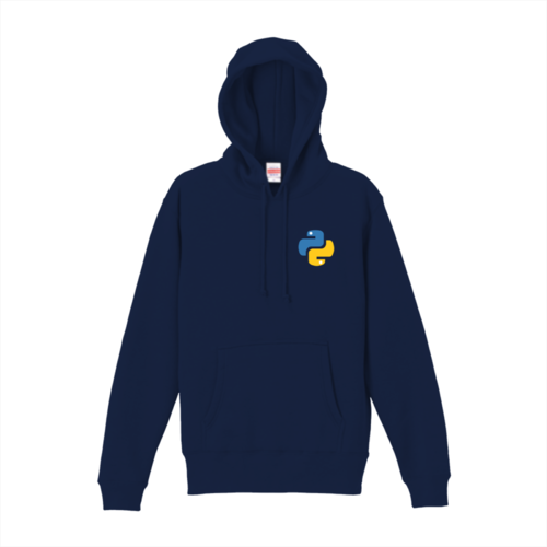 オリジナルのロゴをプリントしたオリジナルパーカー