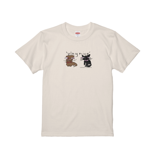 ネコのオリジナルイラストでデザインしたオリジナルtシャツのデザイン事例 オリジナルtシャツtmix ネコのオリジナルイラストでデザインしたオリジナルtシャツのデザイン事例 オリジナルtシャツtmix