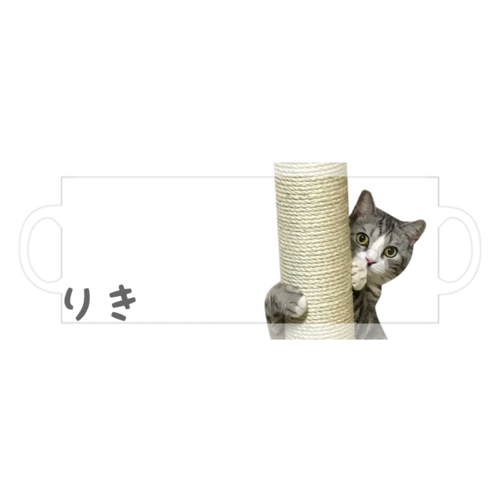 かわいい猫ちゃんのオリジナルマグカップ・ボトルデザイン