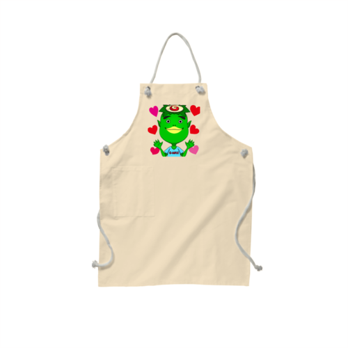 カッパのオリジナルイラストでデザインしたオリジナルエプロン
