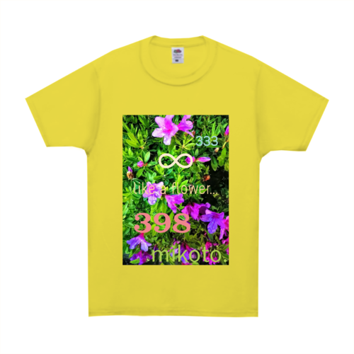 四季を感じるお花のオリジナルTシャツデザイン