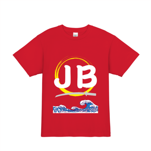 「JB」デザインのオリジナルTシャツ