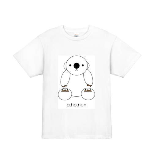 クマのイラストのオリジナルTシャツデザイン