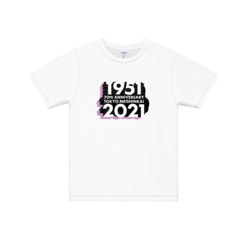 70周年記念のオリジナルTシャツデザイン