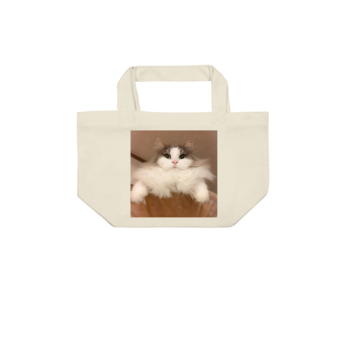 どや顔がキュートすぎる猫ちゃんのオリジナルバッグ・ポーチデザイン