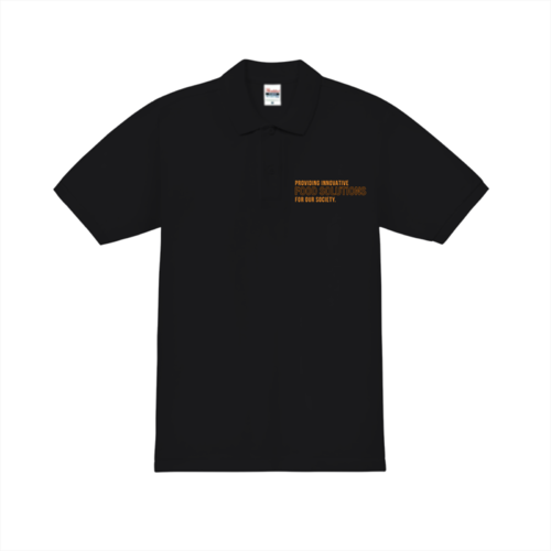 かっこいいオレンジロゴのオリジナルポロシャツデザイン Idのデザイン事例 オリジナルtシャツtmix かっこいいオレンジロゴのオリジナルポロシャツデザイン Idのデザイン事例 オリジナルtシャツtmix