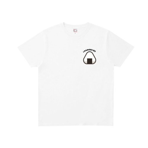 おにぎりのイラストでデザインしたオリジナルTシャツ