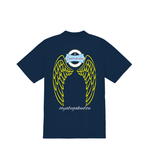 天使の翼のオリジナルポロシャツデザイン