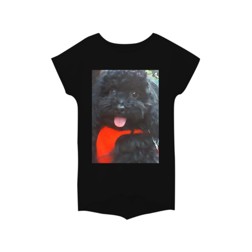 愛犬の写真のオリジナルTシャツデザイン
